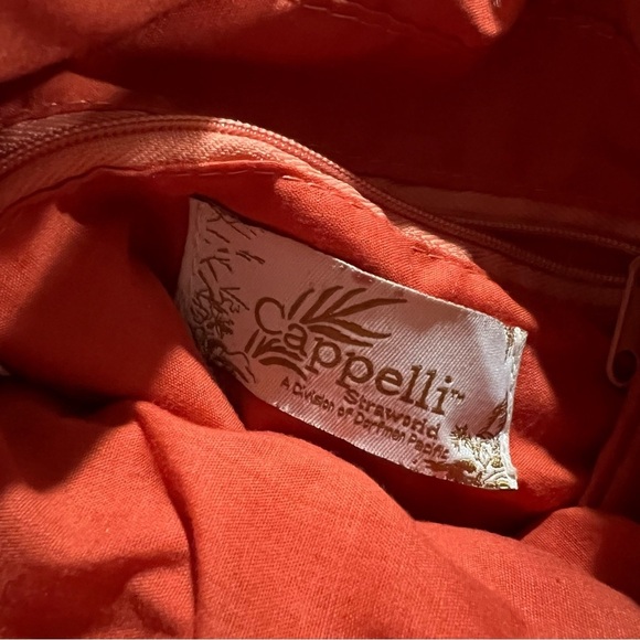 Cappelli Orange Straw Beaded Cross Body Shoulder Bag Sac Festival Boho Indie Y2K - Picture 5 of 8